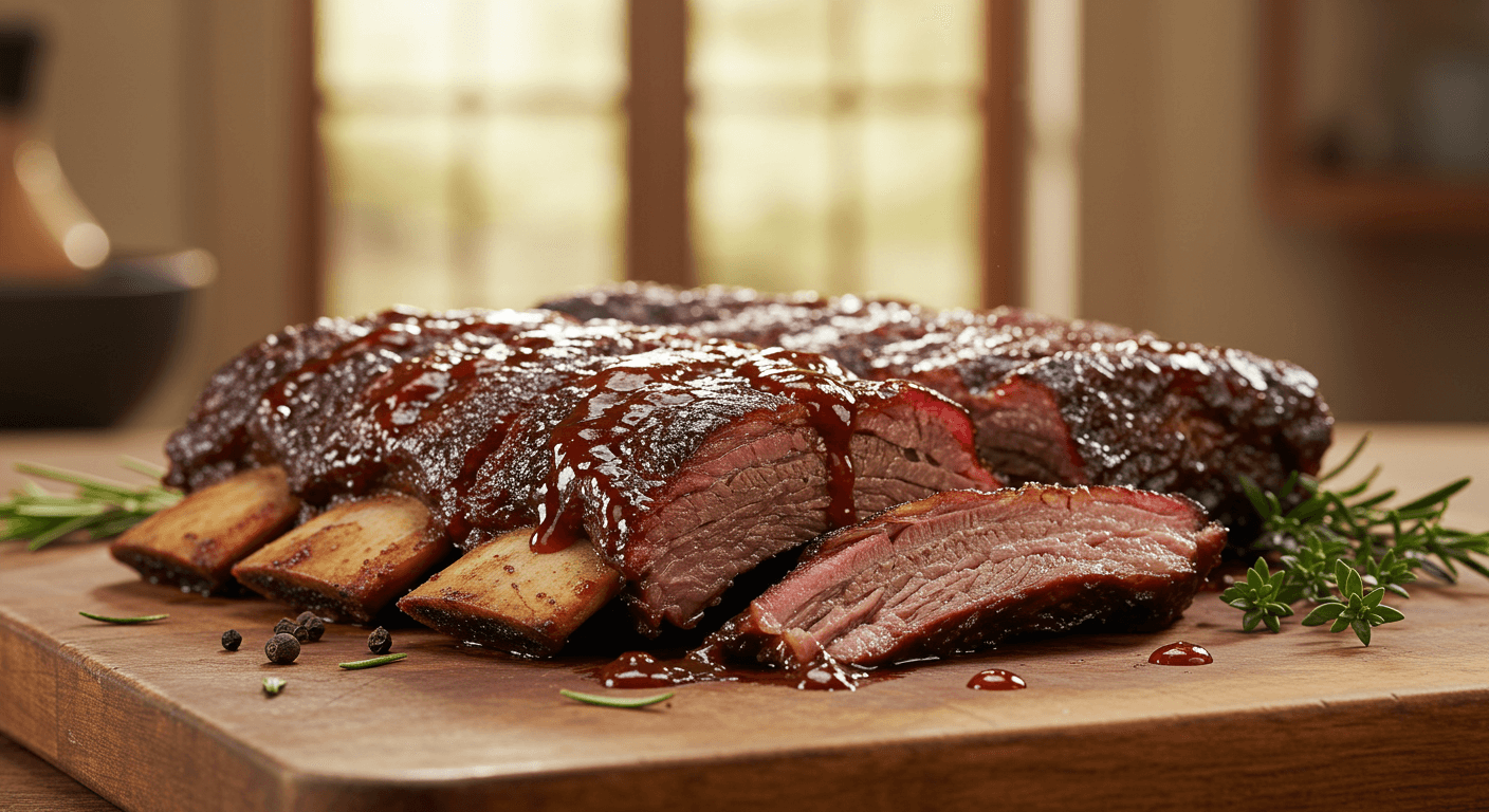 smoked beef short ribs