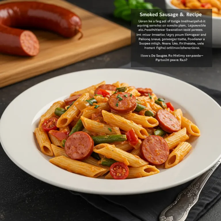 smoked sausage and pasta recipes