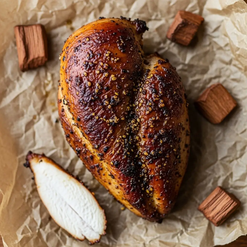 how long to smoke chicken breast