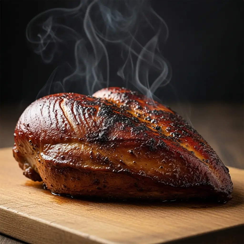 how long to smoke chicken breast