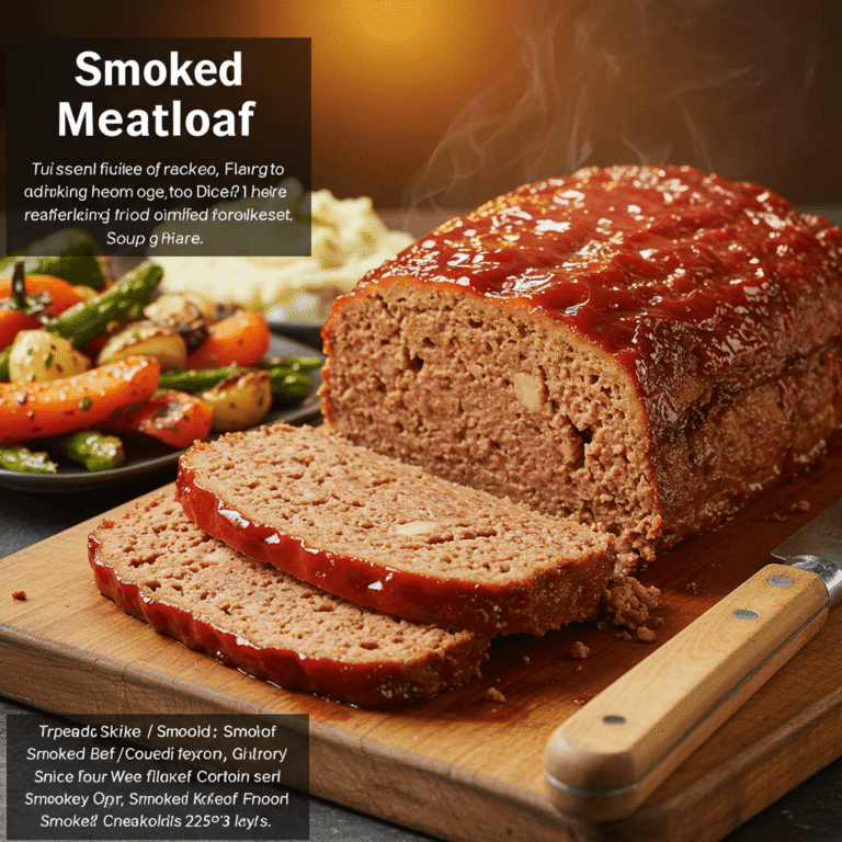 smoked meatloaf recipe smoker